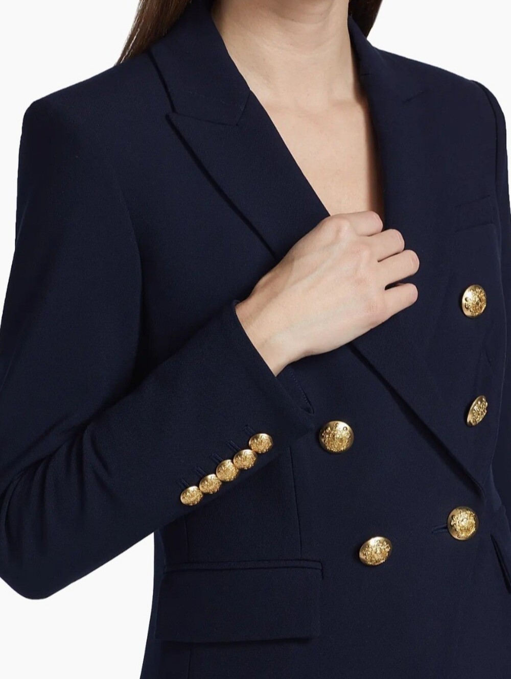 Veronica Beard Miller Dickey Jacket Navy 14